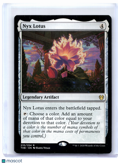 2020 Magic: The Gathering—Nyx Lotus #235 Theros Beyond Death—Rare Nonfoil