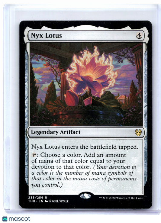 2020 Magic: The Gathering—Nyx Lotus #235 Theros Beyond Death—Rare Nonfoil
