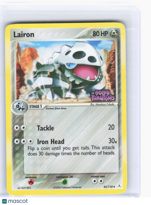 2006 Pokemon—Lairon #45/110 Holon Phantoms—Uncommon Reverse Holo (LP)