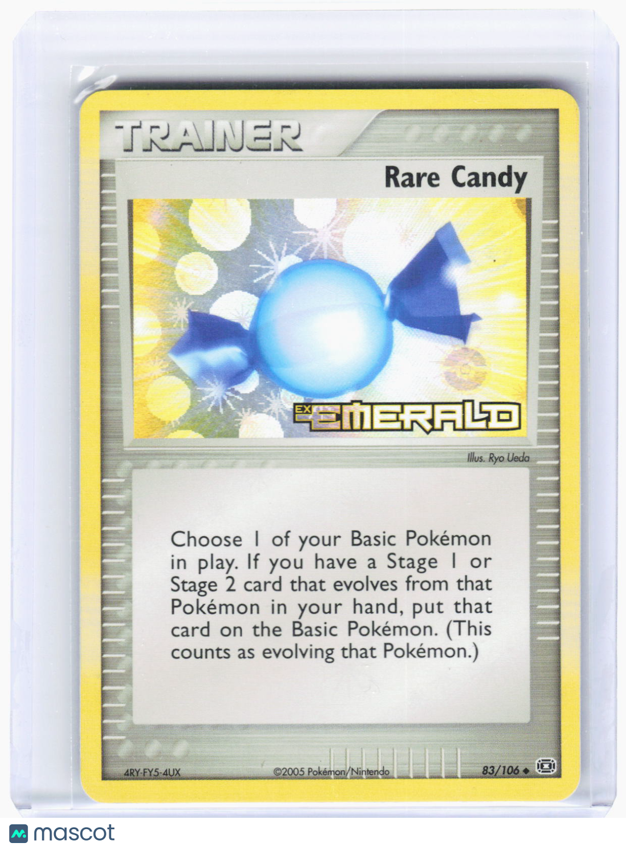 2005 Pokemon—Rare Candy #83/106 Emerald—Uncommon Reverse Holo (Lightly Played)