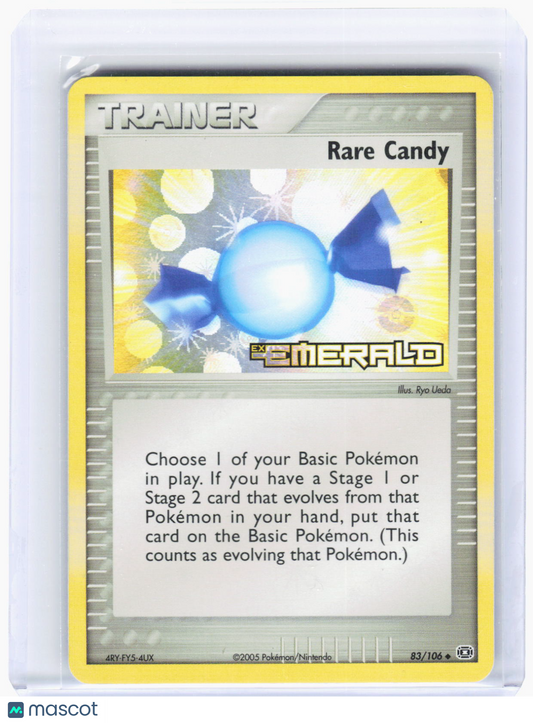 2005 Pokemon—Rare Candy #83/106 Emerald—Uncommon Reverse Holo (Lightly Played)