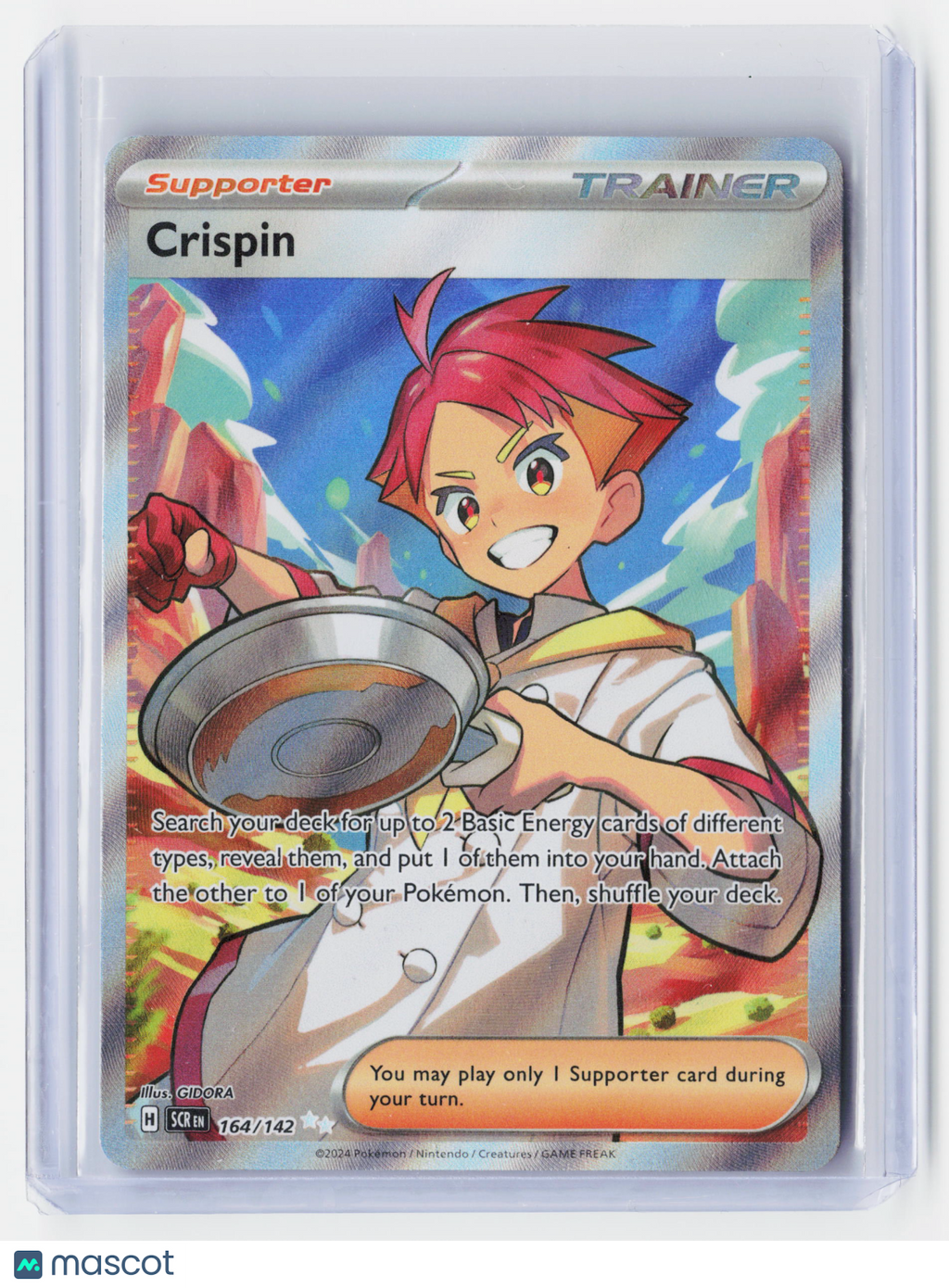 2024 Pokemon—Crispin #164/142 Stellar Crown—Ultra Rare Holo