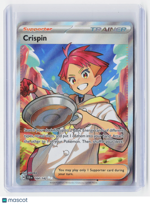 2024 Pokemon—Crispin #164/142 Stellar Crown—Ultra Rare Holo