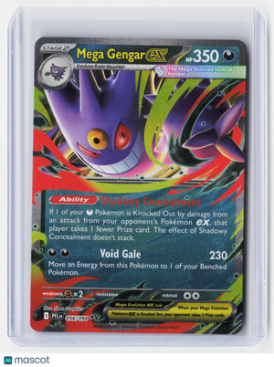 2025 Pokemon—Mega Gengar ex #056/094 Phantasmal Flames—Double Rare Holo