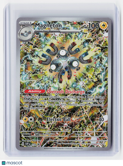 2024 Pokemon—Magneton #159-Surging Sparks—Black Star Promo Holo