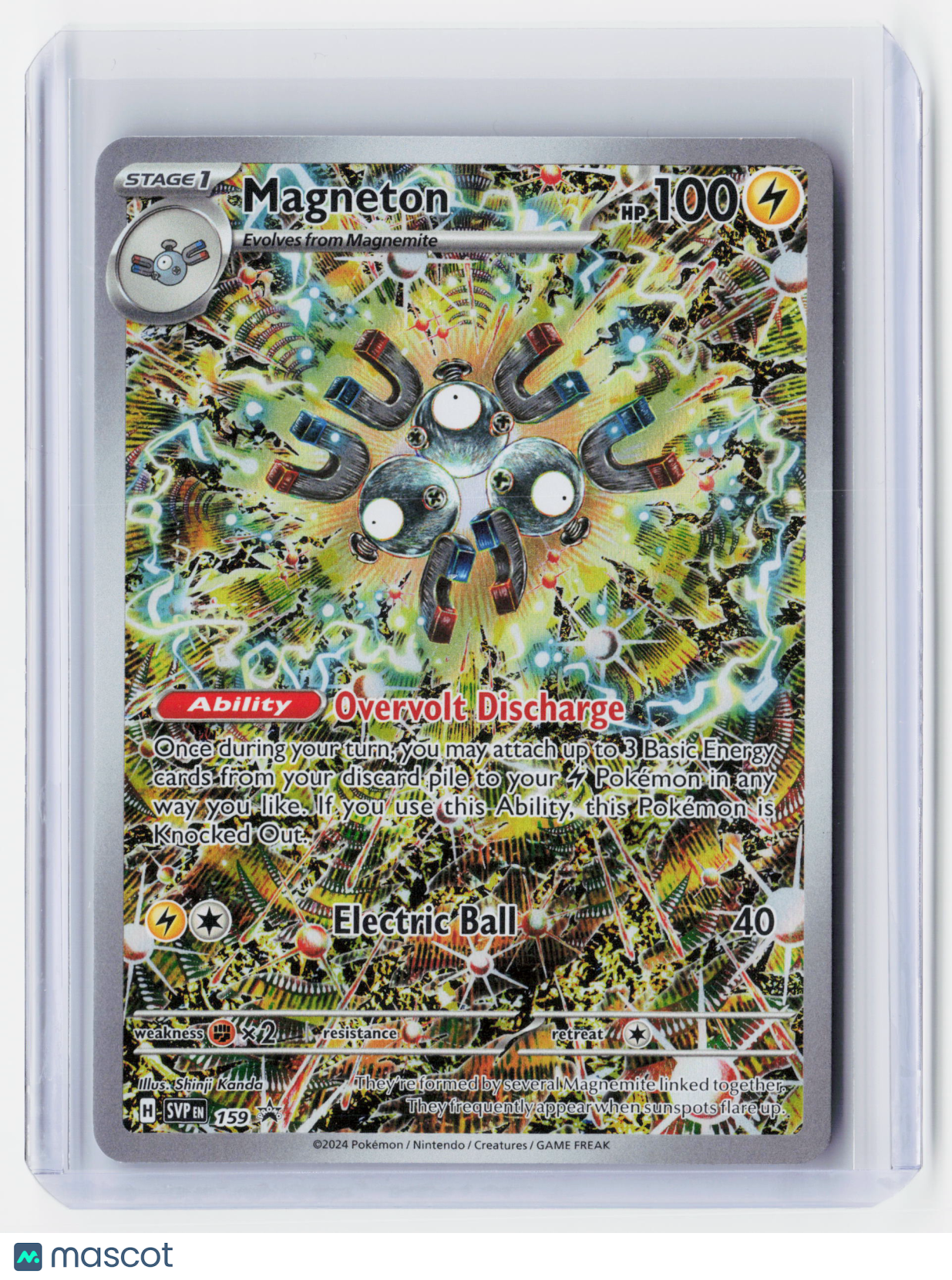 2024 Pokemon—Magneton #159 Scarlet & Violet Promos—Black Star Promo Foil