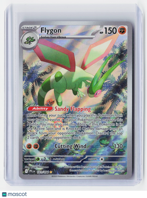 2025 Pokemon—Flygon #101/094 Phantasmal Flames—Illustration Rare Foil