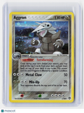 2007 Pokemon—Aggron #1/108 EX Power Keepers—Rare Holo [Moderately Played]