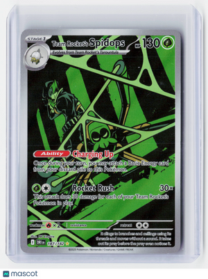 2025 Pokemon—Team Rocket's Spidops #187 Destined Rivals—Illustration Rare Foil