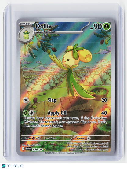 2023 Pokemon—Dolliv #200/198-Scarlet & Violet—Secret Rare Holo