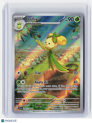 2023 Pokemon—Dolliv #200/198 Scarlet & Violet Base Set—Illustration Rare Foil