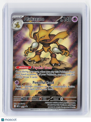 2025 Pokemon—Alakazam #009 Mega Evolution Promos—Black Star Promo Holo
