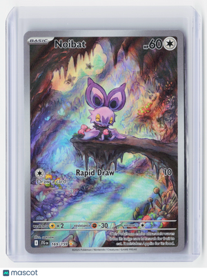 2025 Pokemon—Noibat #169/159 Journey Together—Illustration Rare Foil