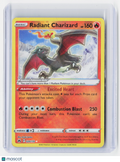 2023 Pokemon—Radiant Charizard #020/159 Crown Zenith—Holo [Heavily Played]