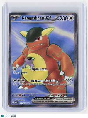 2023 Pokemon—Kangaskhan ex #190/165 Scarlet & Violet 151—Ultra Rare Holo