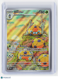 2023 Pokemon—Dottler #184/182 Paradox Rift—Illustration Rare Holo