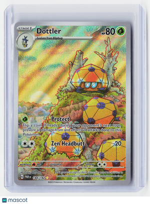 2023 Pokemon—Dottler #184/182 Paradox Rift—Illustration Rare Holo