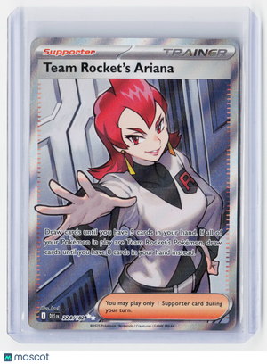 2025 Pokemon—Team Rocket's Ariana #224/182 Destined Rivals—Ultra Rare Holo