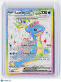 2024 Pokemon—Lapras ex #158/142 Stellar Crown—Ultra Rare Holo