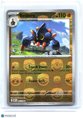 2025 Pokemon—Boldore #47/86 White Flare—Common Reverse Holo (Masterball)