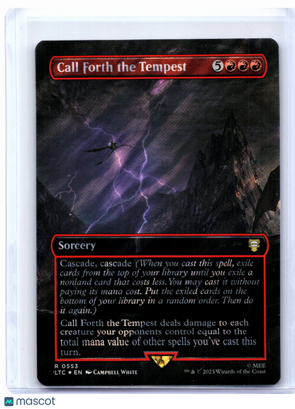 2023 Magic: TG—Call Forth the Tempest (Borderless) #0553 LTC—Rare Surge Foil