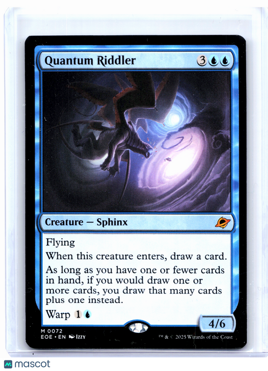 2025 Magic: The Gathering—Quantum Riddler #072 Edge of Eternities—Mythic Nonfoil