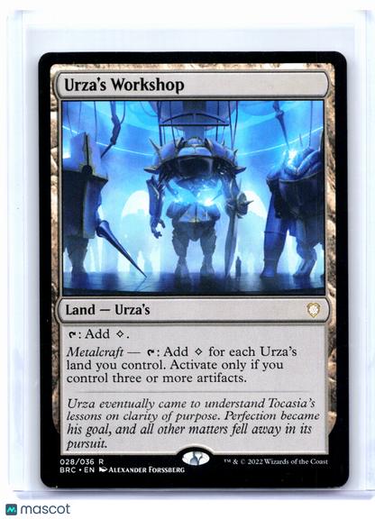 2022 Magic: TG—Urza's Workshop #028 The Brothers' War Commander—Rare Nonfoil