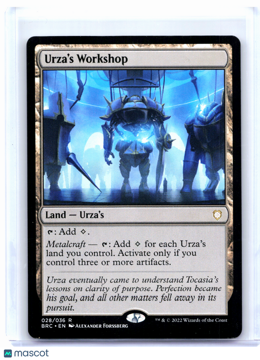2022 Magic: TG—Urza's Workshop #028 The Brothers' War Commander—Rare Nonfoil