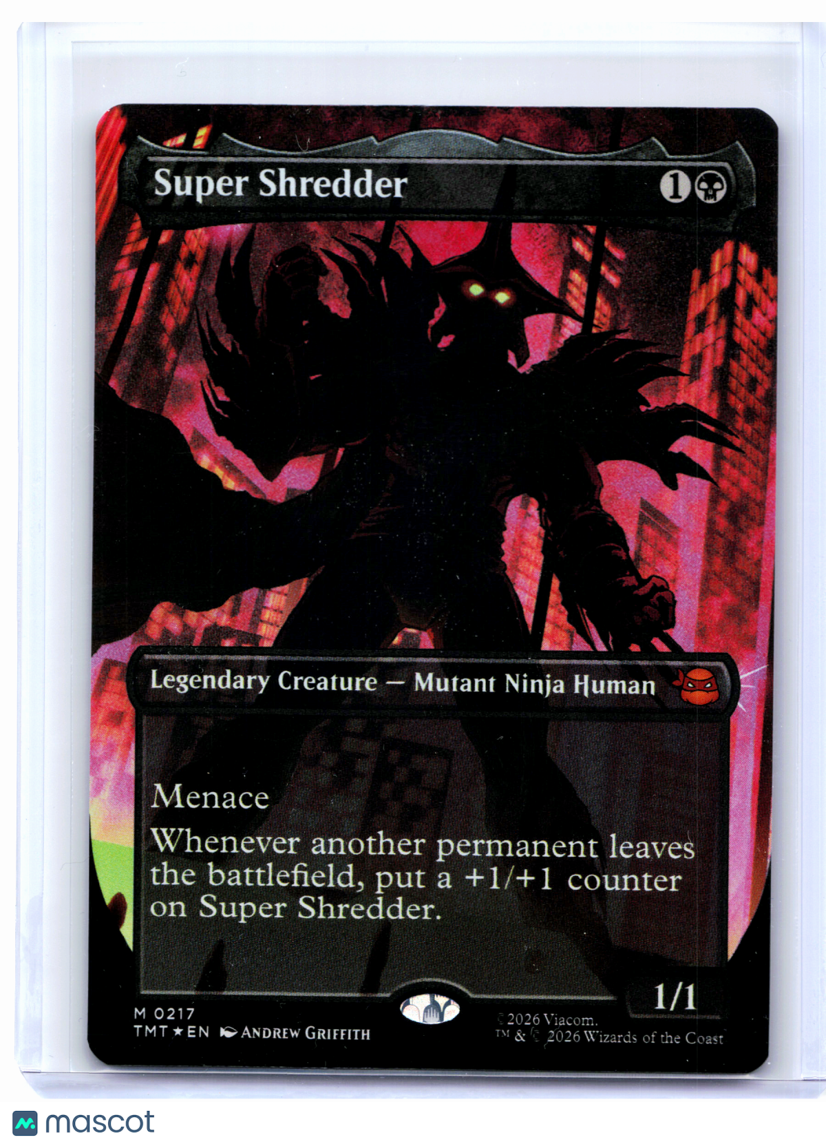 2024 Magic: The Gathering—Super Shredder (Borderless) #0217 TMT—Mythic Foil