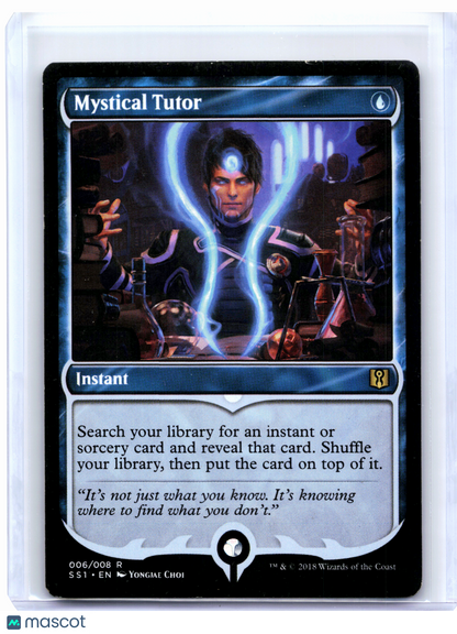 2018 Magic: TG—Mystical Tutor #006 Signature Spellbook: Jace—Rare Nonfoil