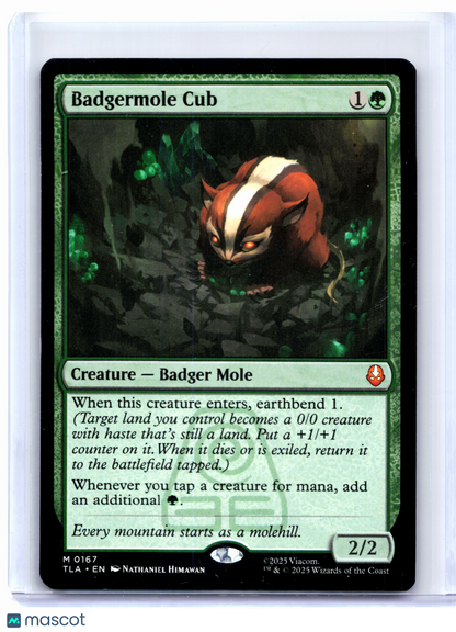 2025 Magic: TG—Badgermole Cub #0167 Avatar: The Last Airbender—Mythic Nonfoil
