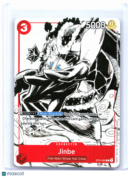 2023 One Piece—Jinbe (Gift Collection 2023) #ST01-005—Foil [Lightly Played]