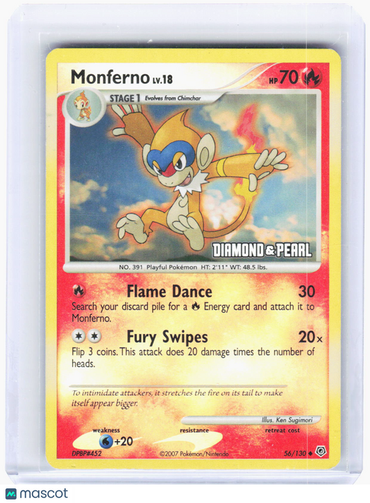 2010 Pokemon—Monferno [Diamond & Pearl] #56/130 Burger King Promos—Promo RH (LP)