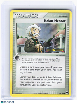 2006 Pokemon—Holon Mentor #75/101 Dragon Frontiers—Uncommon Reverse Holo (LP)