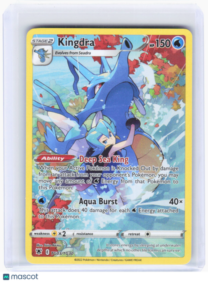 Pokemon—Kingdra #TG03/TG30 2022 Astral Radiance—Rare Holo (Lightly Played)