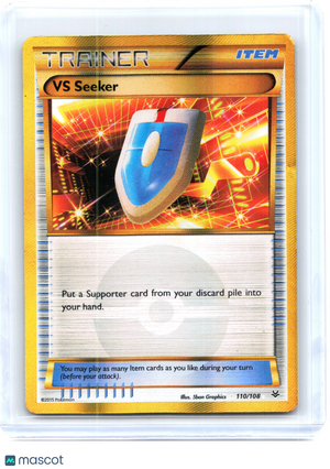 2014 Pokemon—VS Seeker #110/108 Roaring Skies—Secret Rare Holo [Damaged]