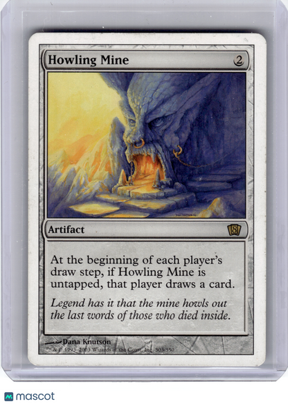 2003 Magic: The Gathering—Howling Mine #298 9th Edition—Rare [Lightly Played]