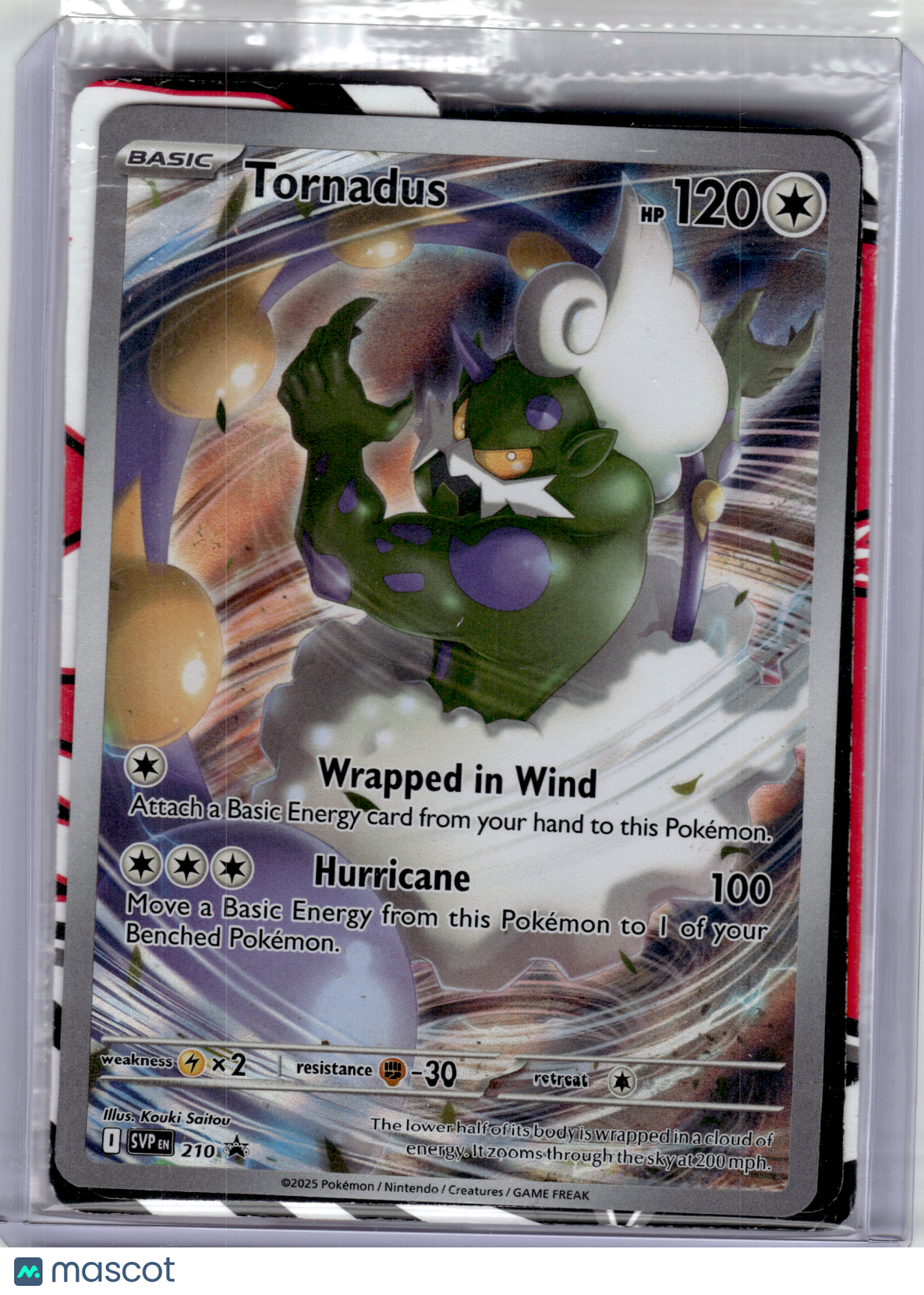2025 Pokemon—Tornadus #210 Scarlet & Violet—Black Star Promo Holo [Sealed]