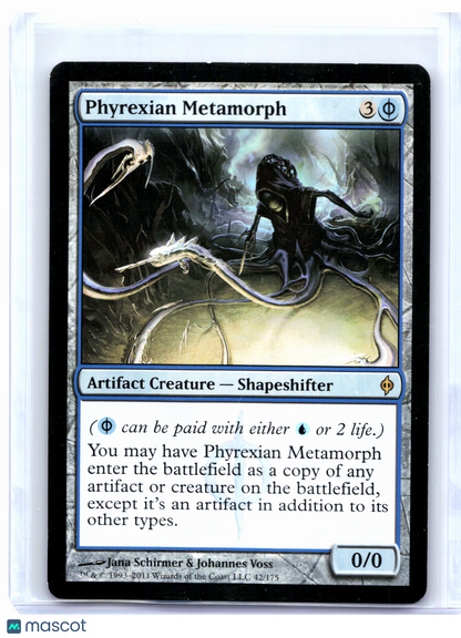 2011 Magic: The Gathering—Phyrexian Metamorph #42 New Phyrexia—Rare Nonfoil [LP]