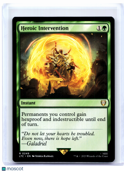 2023 Magic: The Gathering—Heroic Intervention #0249 LTC—Rare Nonfoil