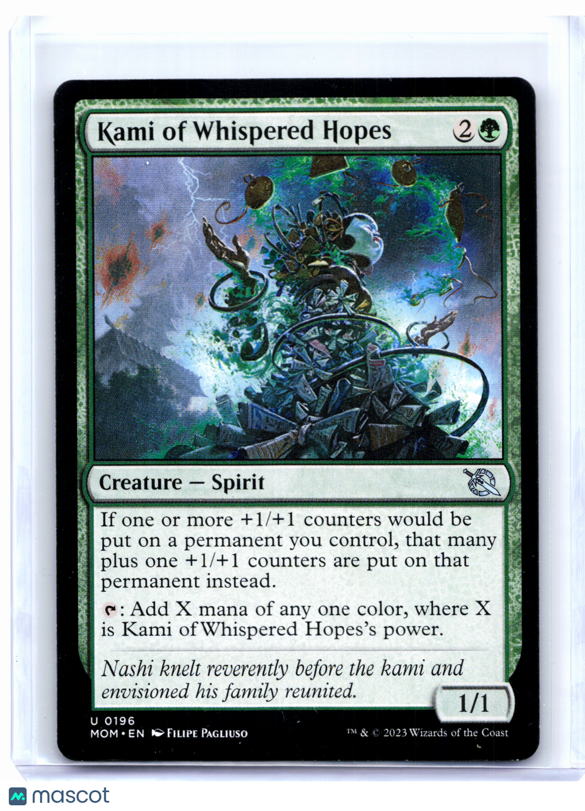 2023 Magic: TG—Kami of Whispered Hopes #0196 MOM—Uncommon Nonfoil