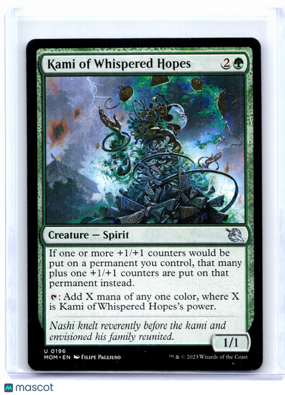 2023 Magic: TG—Kami of Whispered Hopes #0196 MOM—Uncommon Nonfoil