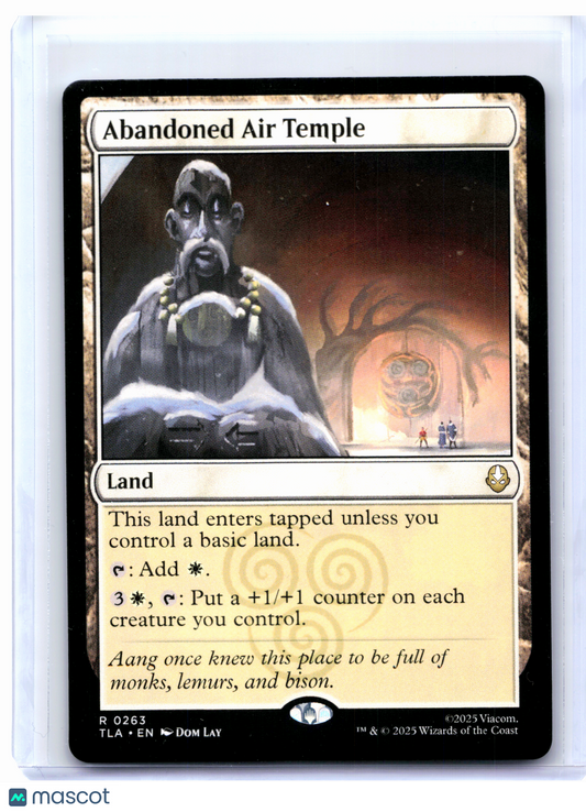 2025 Magic: TG—Abandoned Air Temple #263 Avatar: The Last Airbender—Rare Nonfoil