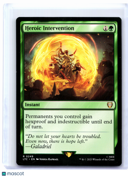 2023 Magic: The Gathering—Heroic Intervention #0249 LTC—Rare Nonfoil
