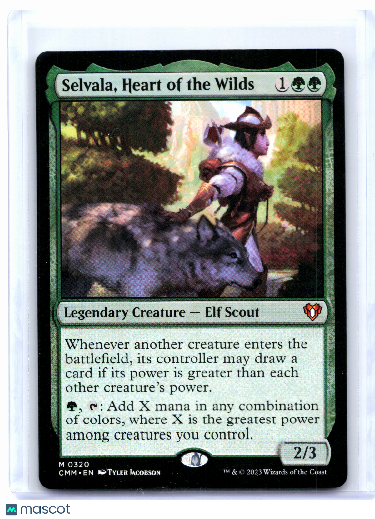 2023 Magic: TG—Selvala, Heart of the Wilds #0320 Commander Masters—Mythic Foil