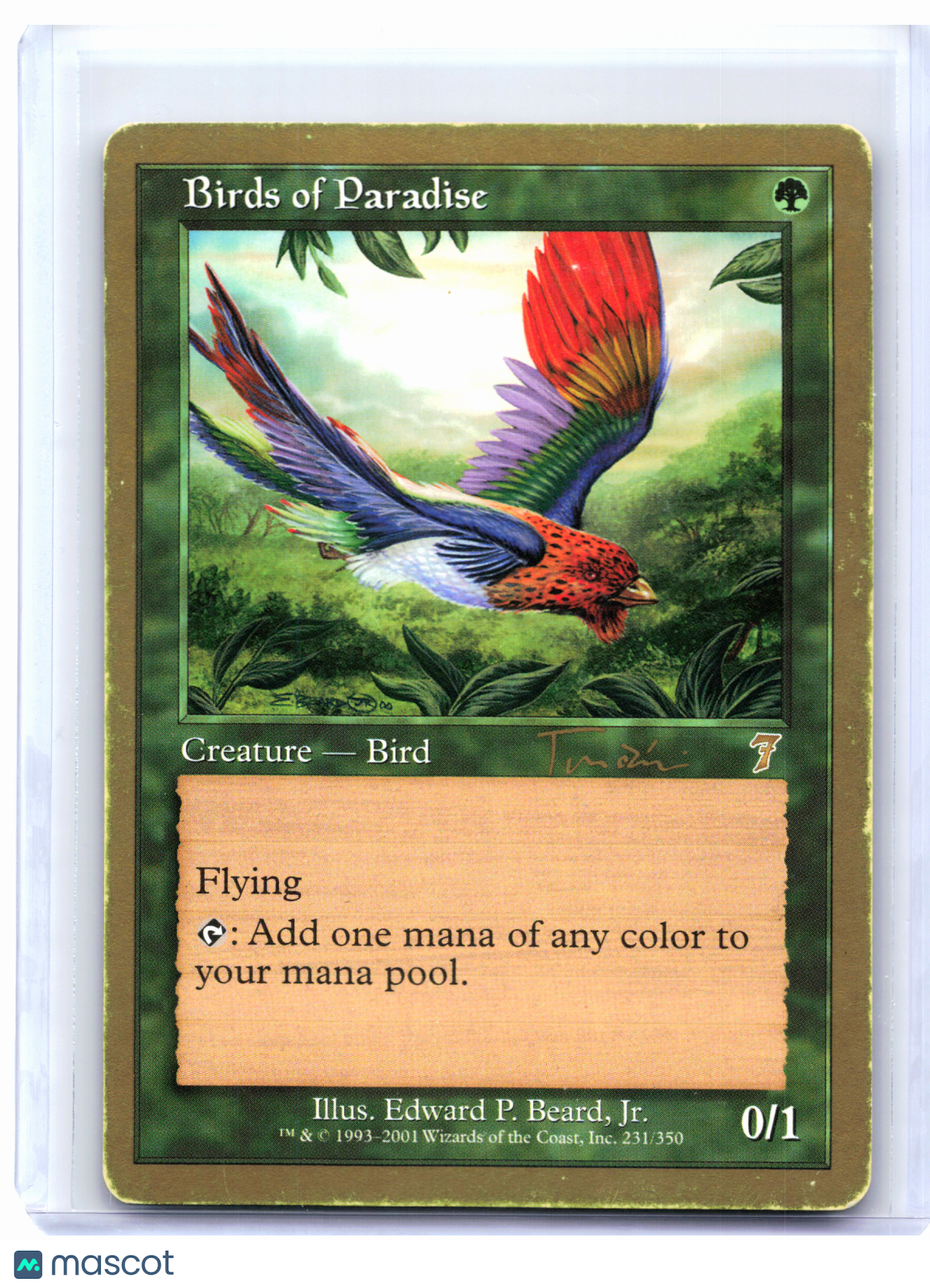 2001 Magic: TG—Birds of Paradise #231 World Championship Decks—Nonfoil [HP]