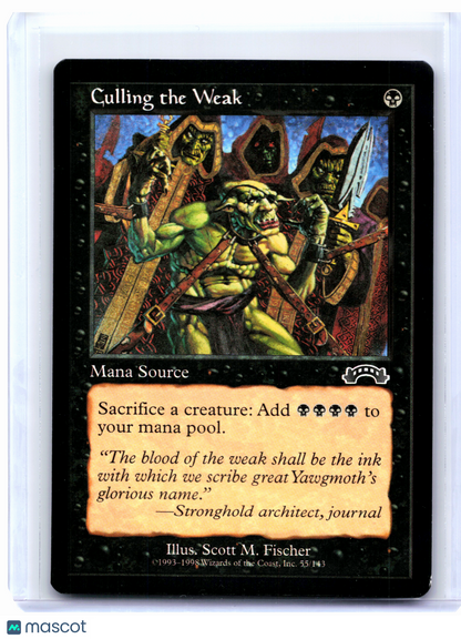 1998 Magic: TG—Culling the Weak #55 Exodus—Common Nonfoil [Lightly Played]