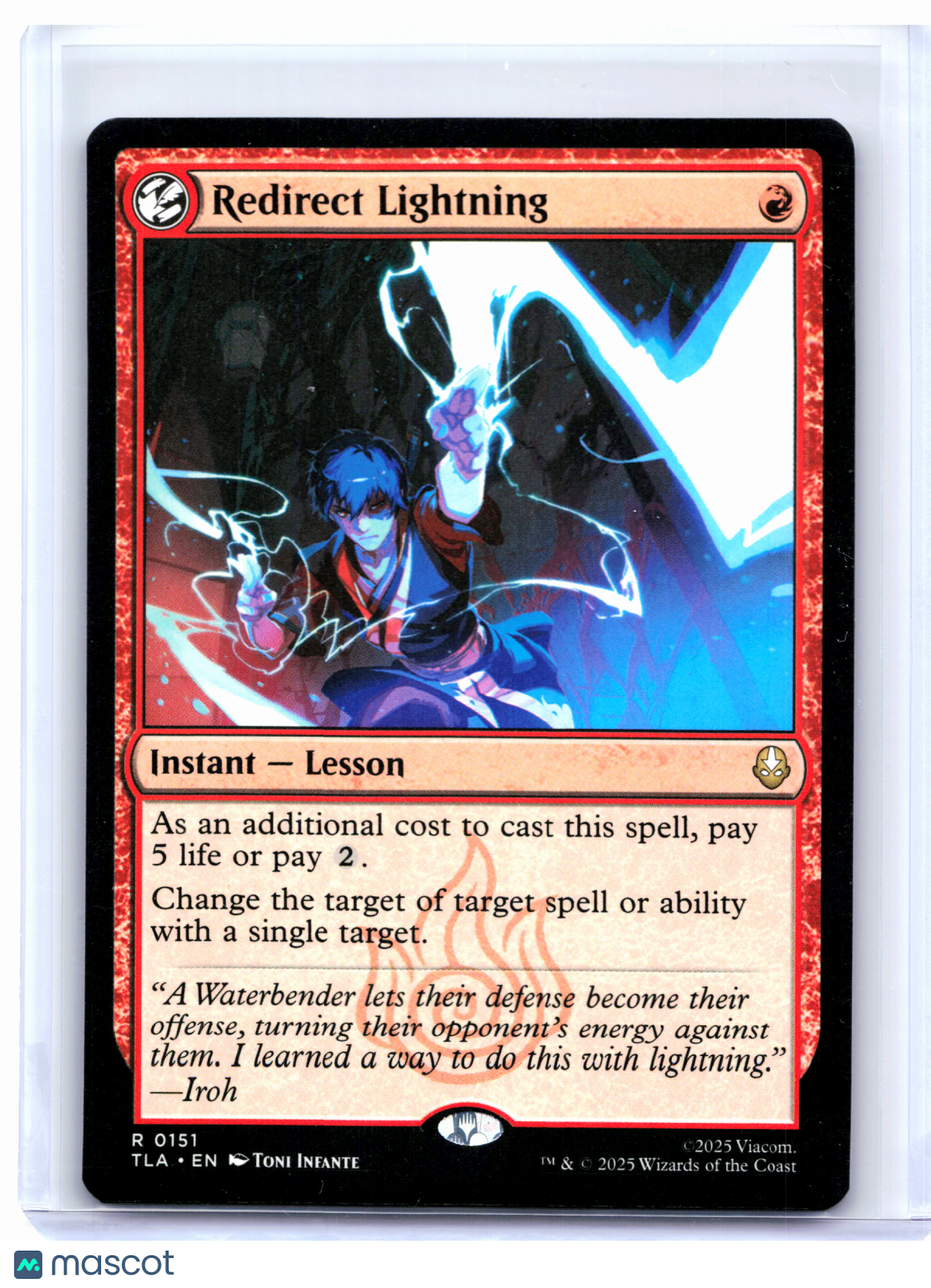 2025 Magic: TG—Redirect Lightning #0151 Avatar: The Last Airbender—Rare Nonfoil