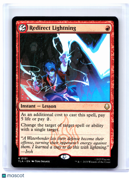 2025 Magic: TG—Redirect Lightning #0151 Avatar: The Last Airbender—Rare Nonfoil