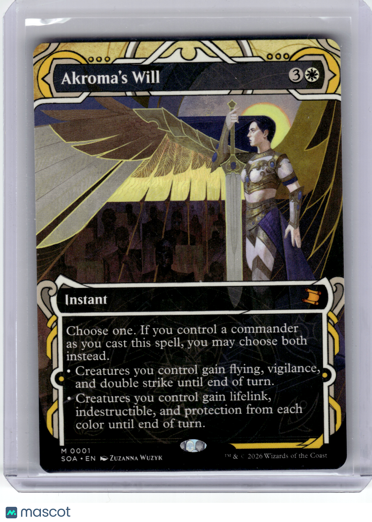 2026 Magic: The Gathering—Akroma's Will #1 SOA—Mythic Non Foil
